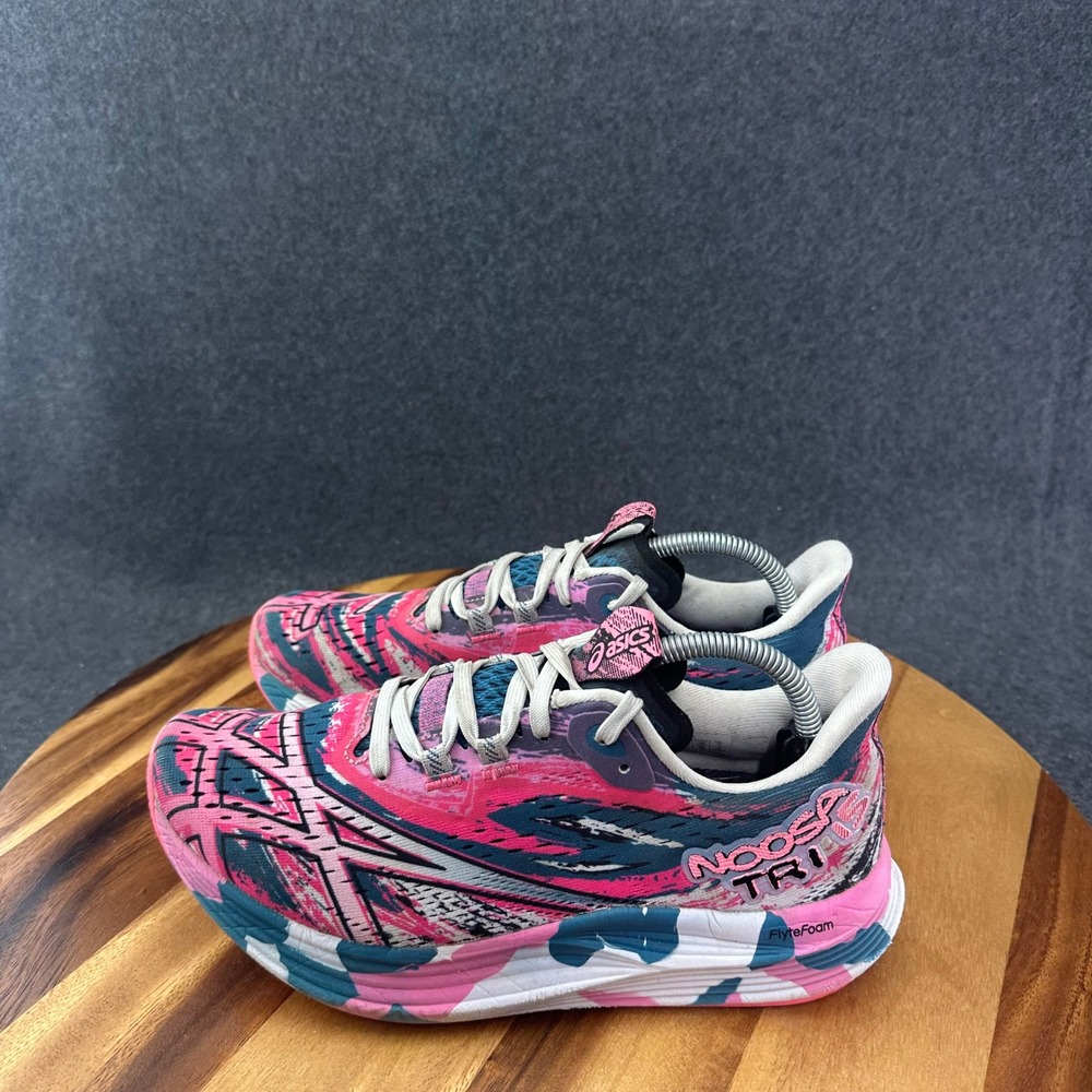 ASICS Noosa Tri 15 Avant Garde Pink Restful Teal Shoes 1012B429-401 Women's 7 - Picture 7 of 12
